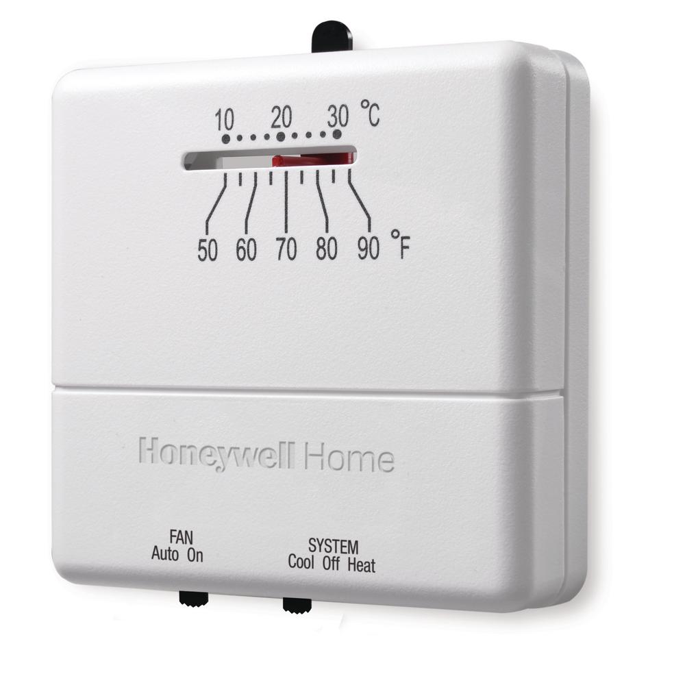 Honeywell Home Horizontal Non-Programmable Thermostat with Digital