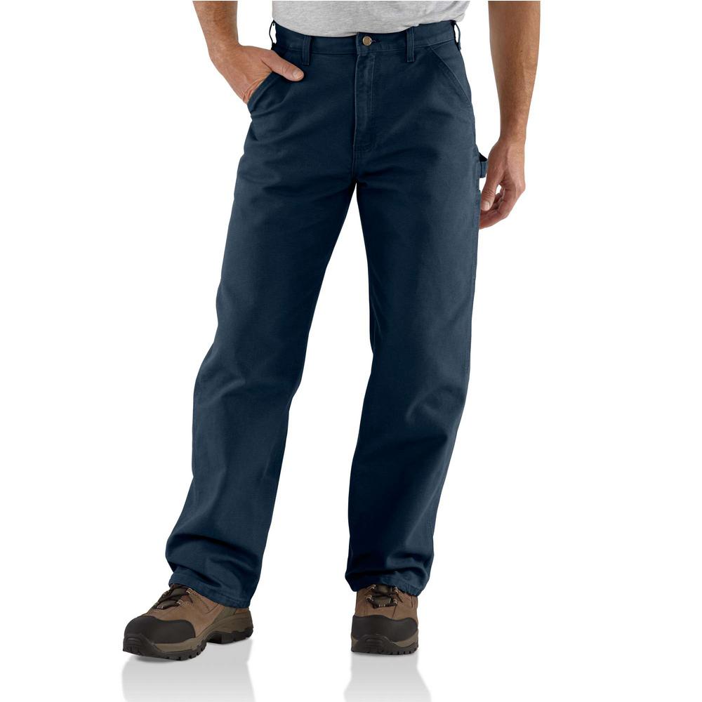 blue utility pants