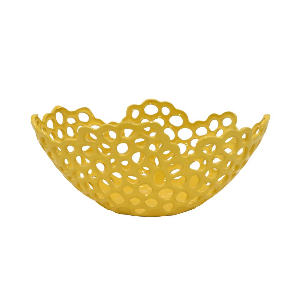 Yellow Decorative Plates Decorative Bowls Home Accents The