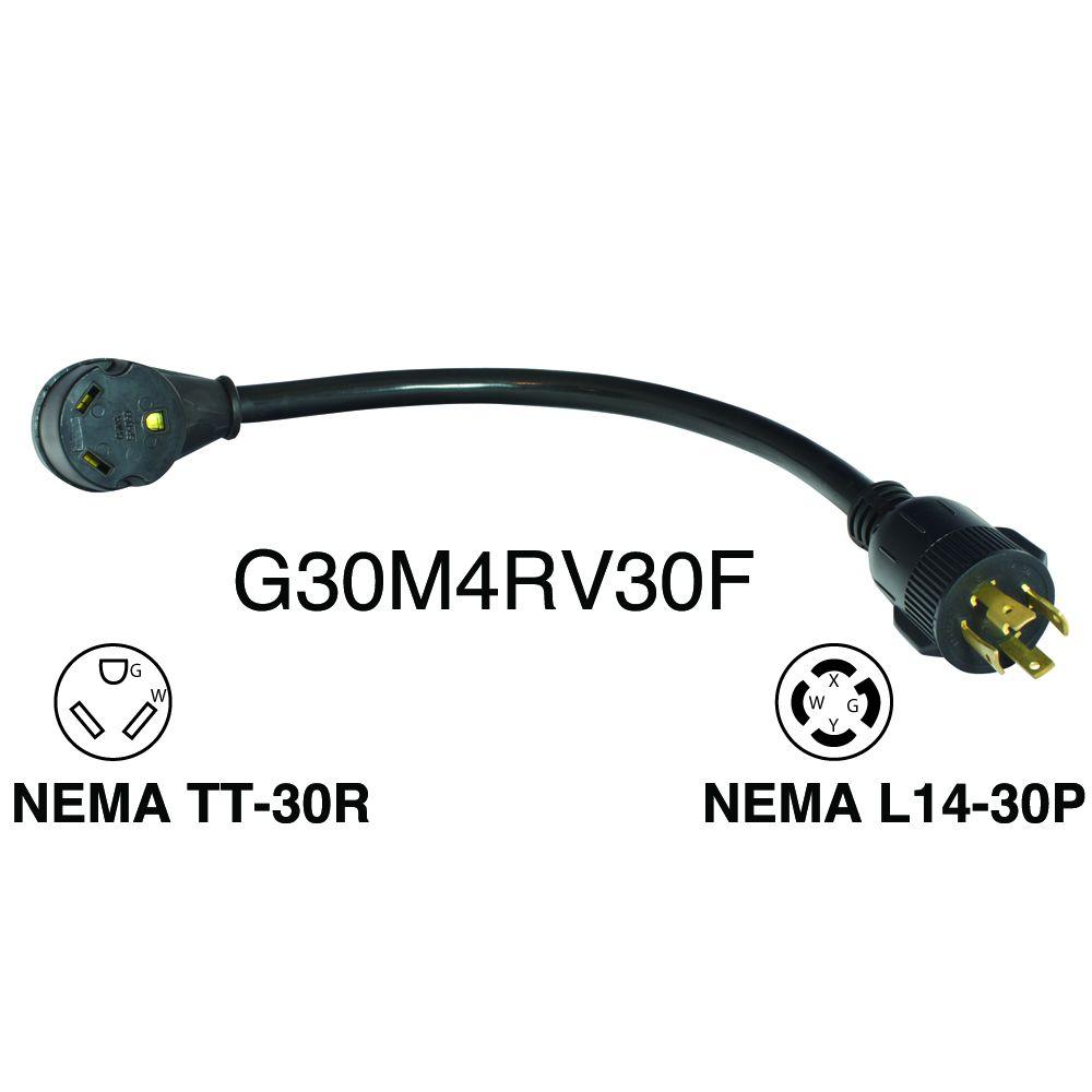 conexion de 30 amp rv extension cord harbor freight