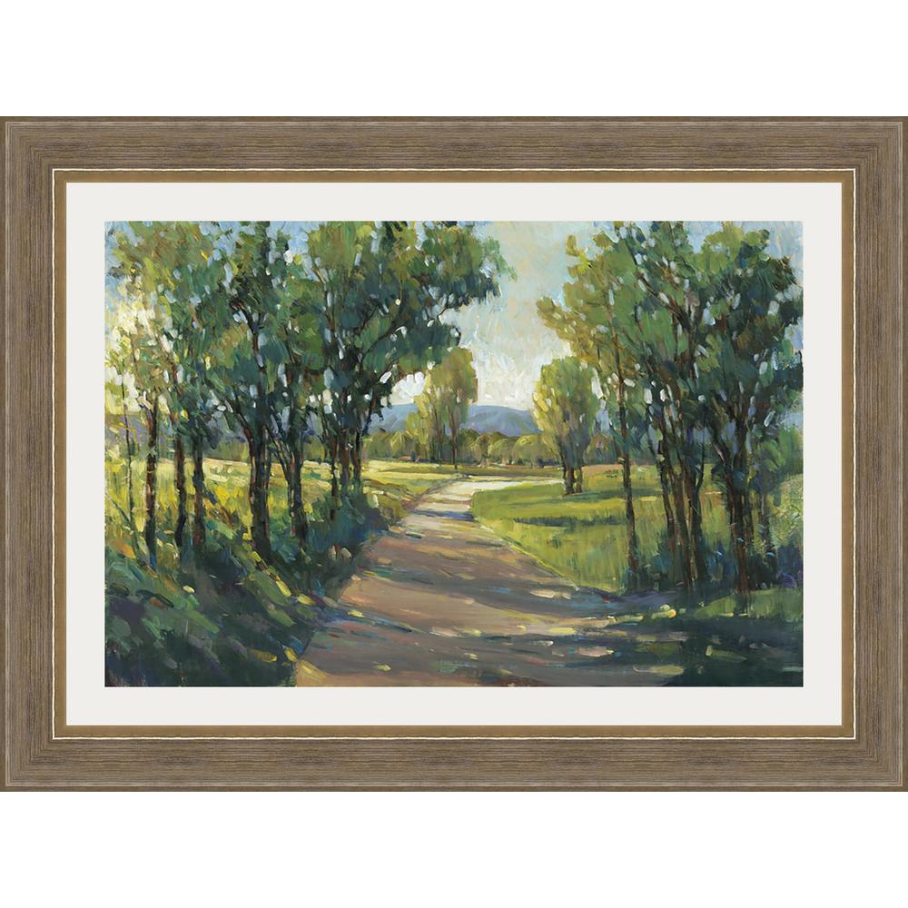 35.5 in. x 47.5 in. 'LUSH LANDSCAPE II' by Tim O'Toole Framed Wall Art