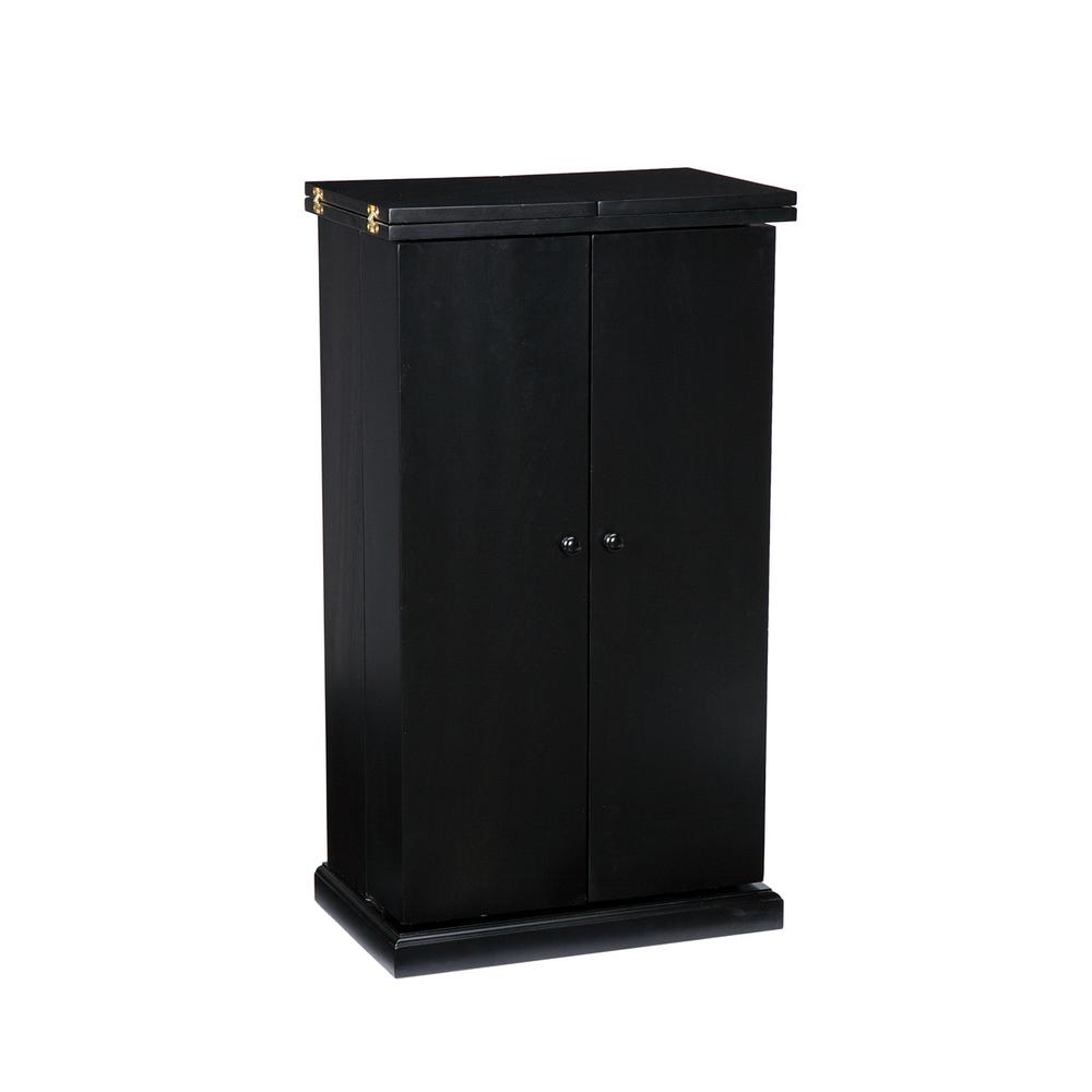 Southern Enterprises Black Bar With Fold Out Feature Hz1021r The Black Bar With Fold Out Feature