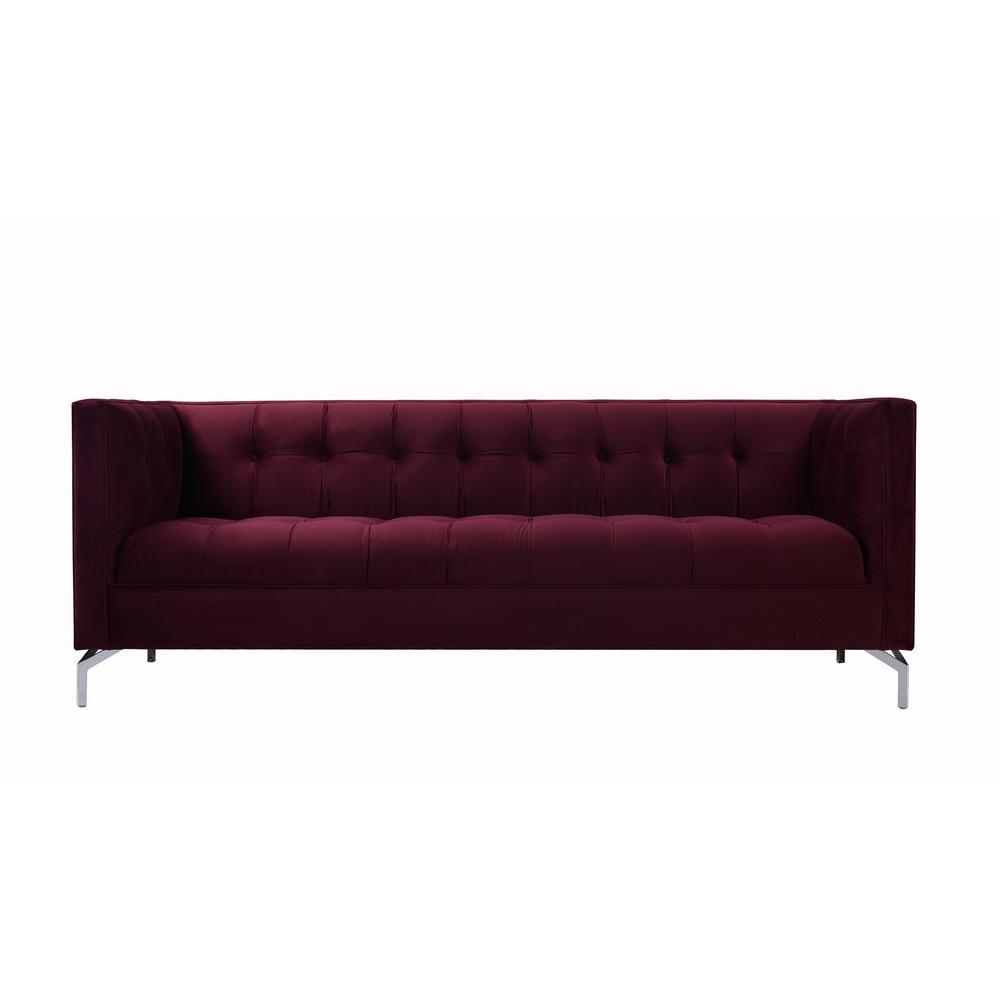 Jackson Burgundy Tuxedo Sofa S63390 3 673 The Home Depot
