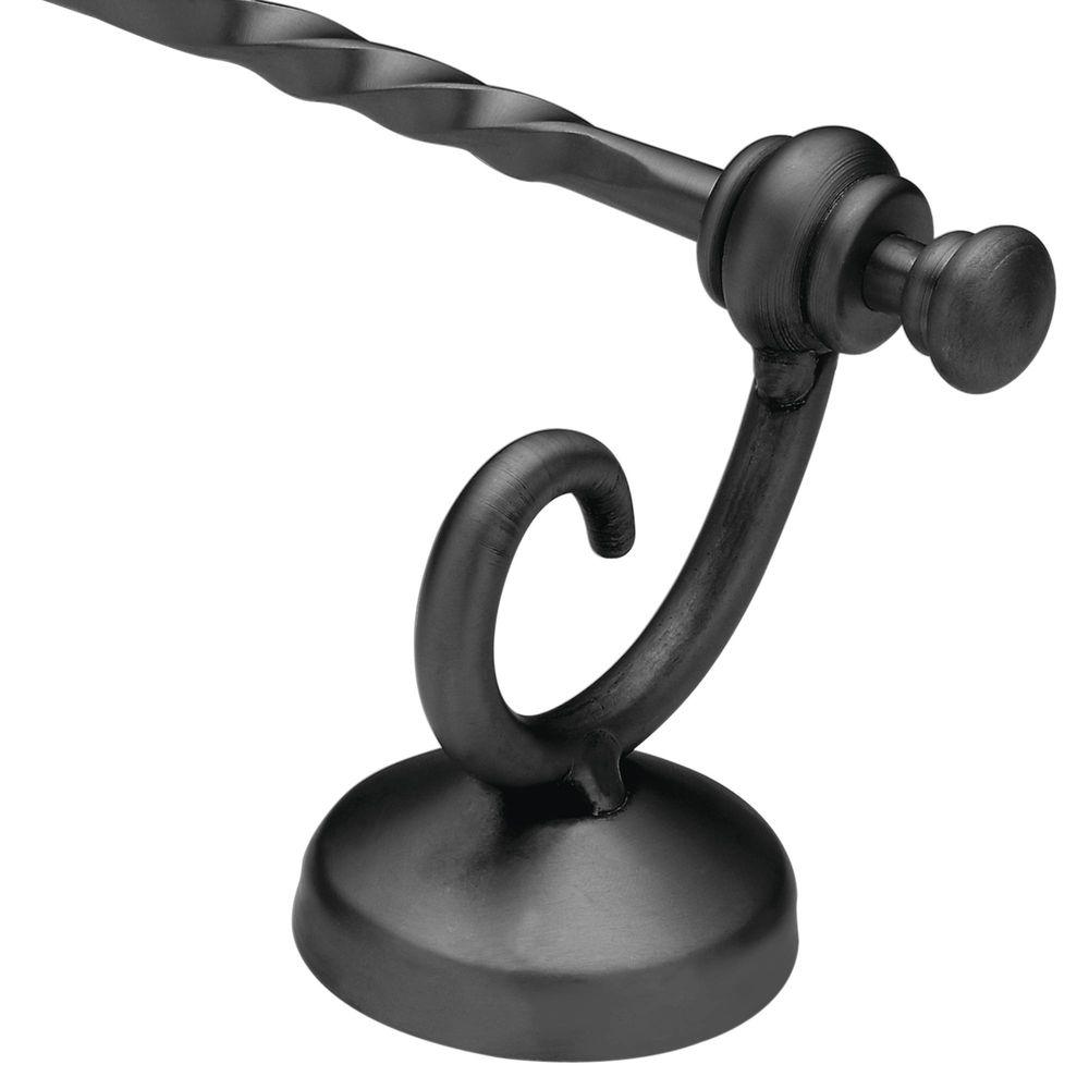 Moen Sienna 18 In Towel Bar Black Moen Sienna 18 In Towel Bar Black