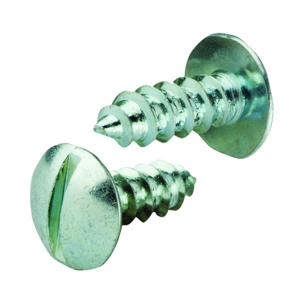 Crown Bolt 10 x 3/4 in. Bright Zinc Round Washer Head/Self Tapping