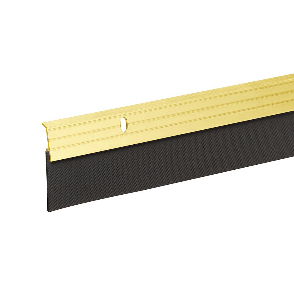 Frost King E/O 2 in. x 36 in. Brite Gold Reinforced Rubber Door Sweep ...