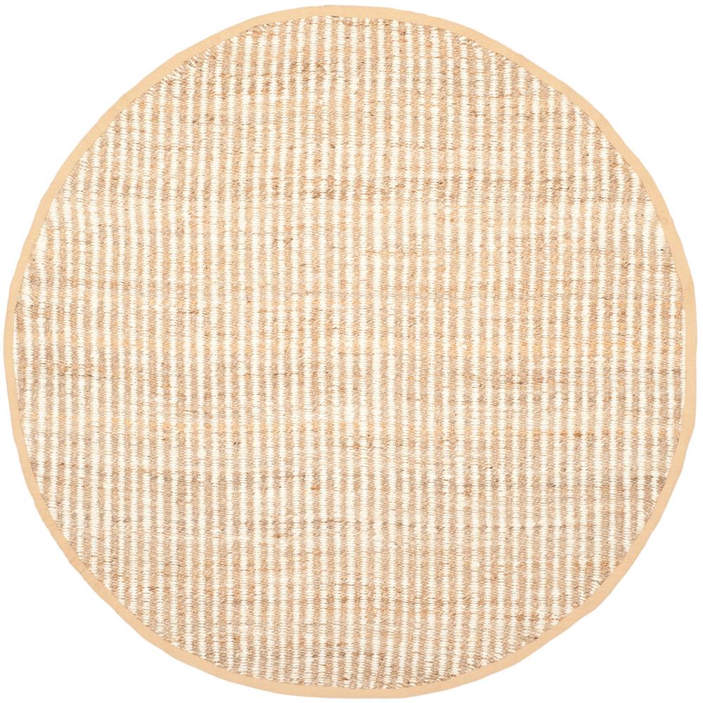 Safavieh Natural Fiber Beige Ivory 9 Ft X Round Area Rug