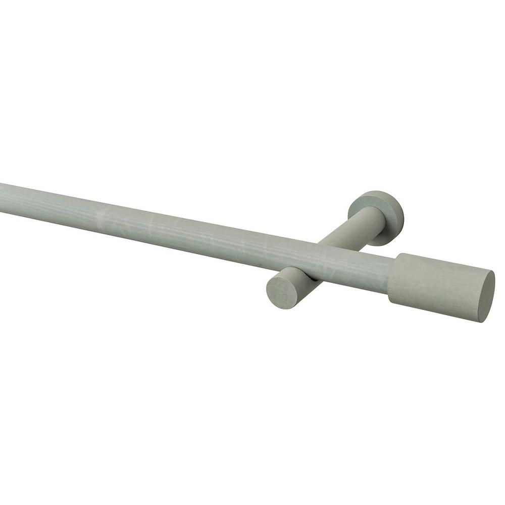 Ltl Home S 95 In Intensions Curtain Rod Kit Forest With 95 In Intensions Curtain Rod Kit Forest With Long Finials And Open Brackets