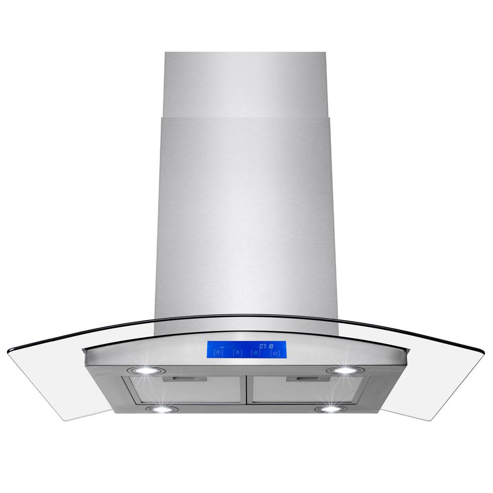 Golden Vantage 36 In 343 Cfm Convertible Island Mount Range Hood Golden Vantage 36 In 343 Cfm Convertible Island Mount Range Hood Stainless Steel With