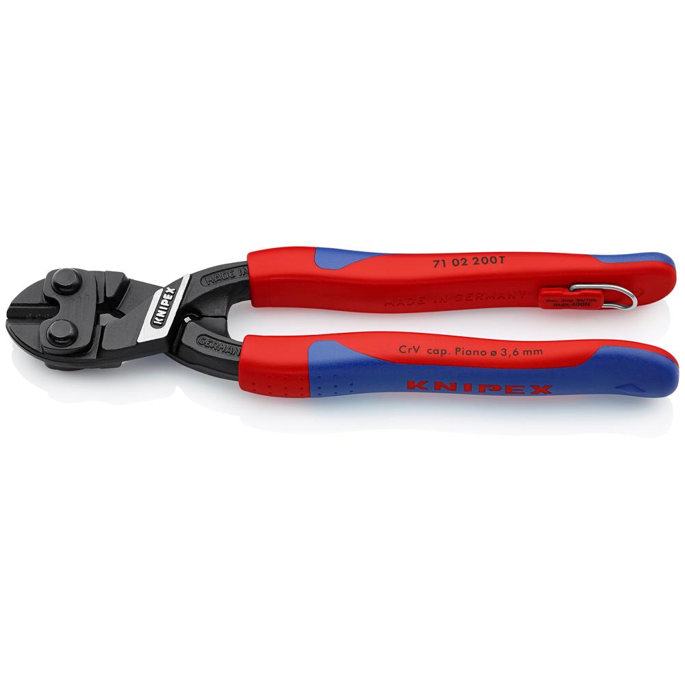 8 in. CoBolt Mini Bolt Cutters with Dual-Component Comfort Grips and Tether Attachment