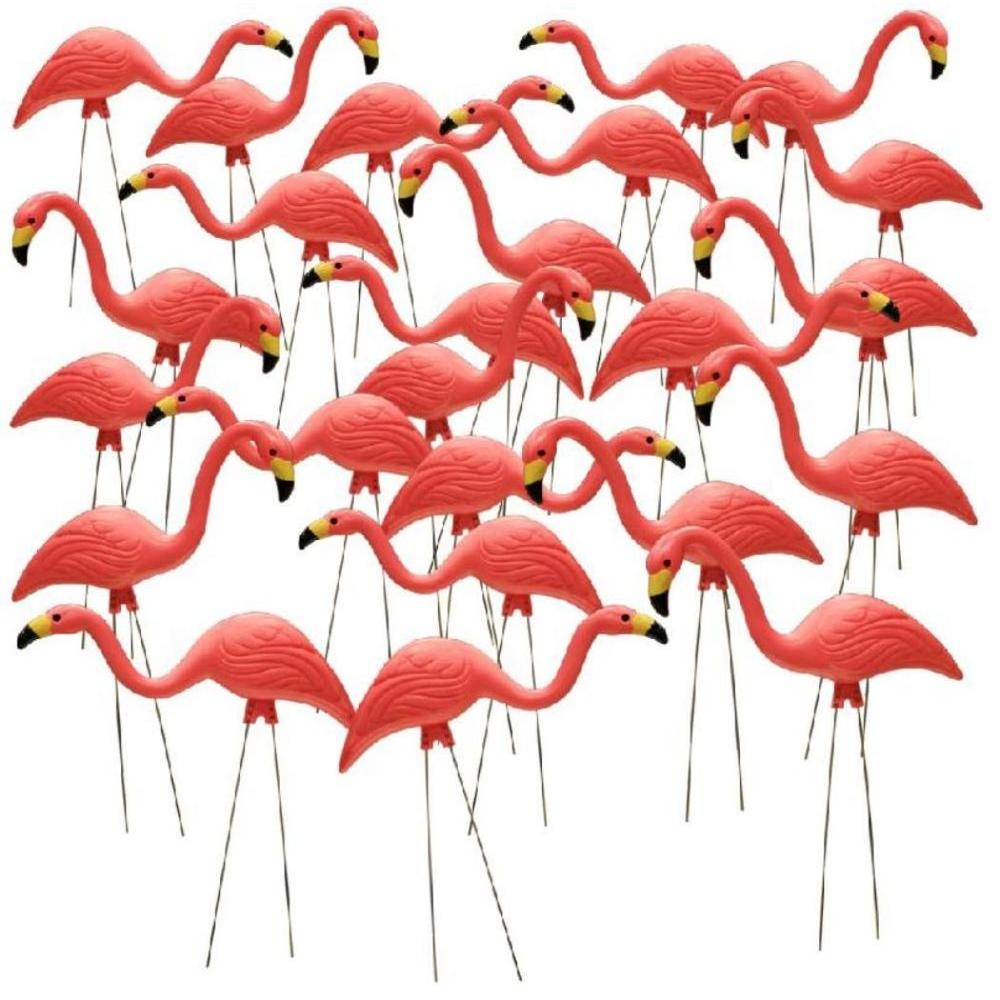 Southern Patio 26 In Pink Flamingo 10 Pack Hdr 499485 The Home Pink Flamingo 24 Pack