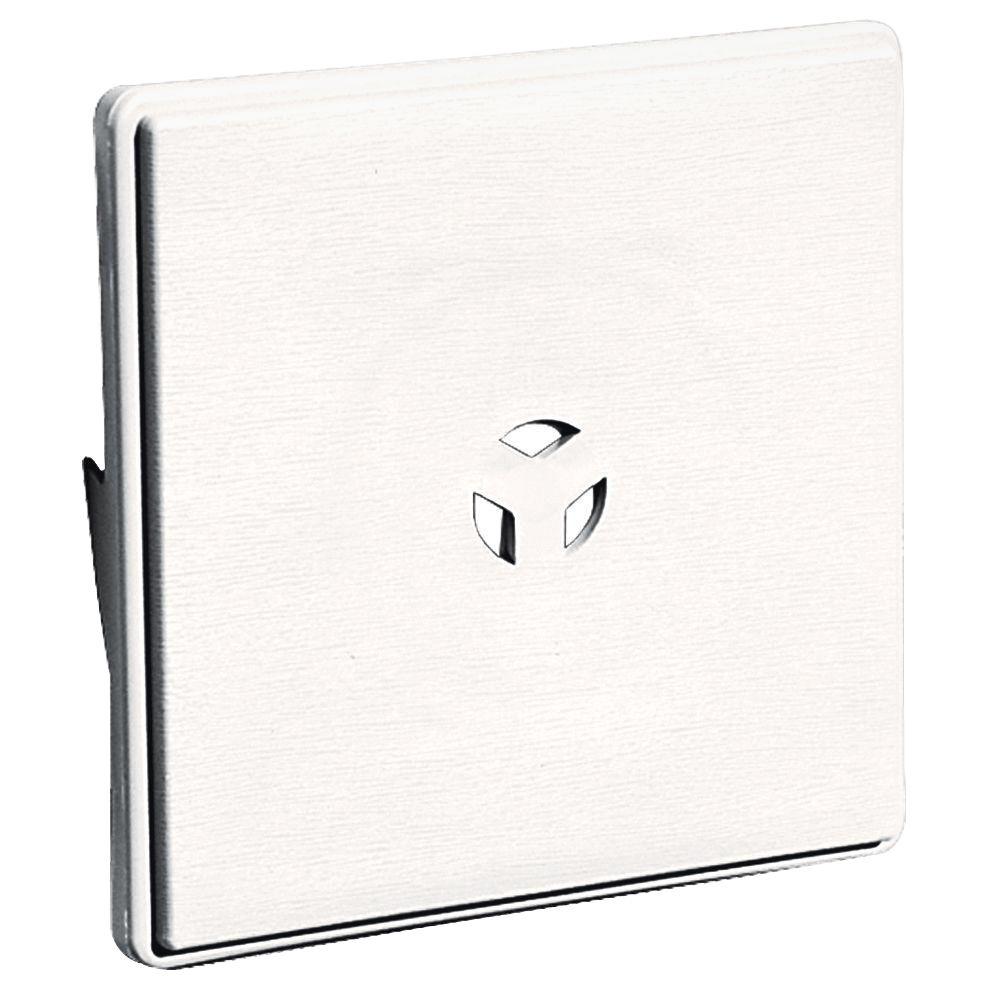 Builders Edge Jumbo Meter Block 117 - Bright White, For Large Meters & Fixtures