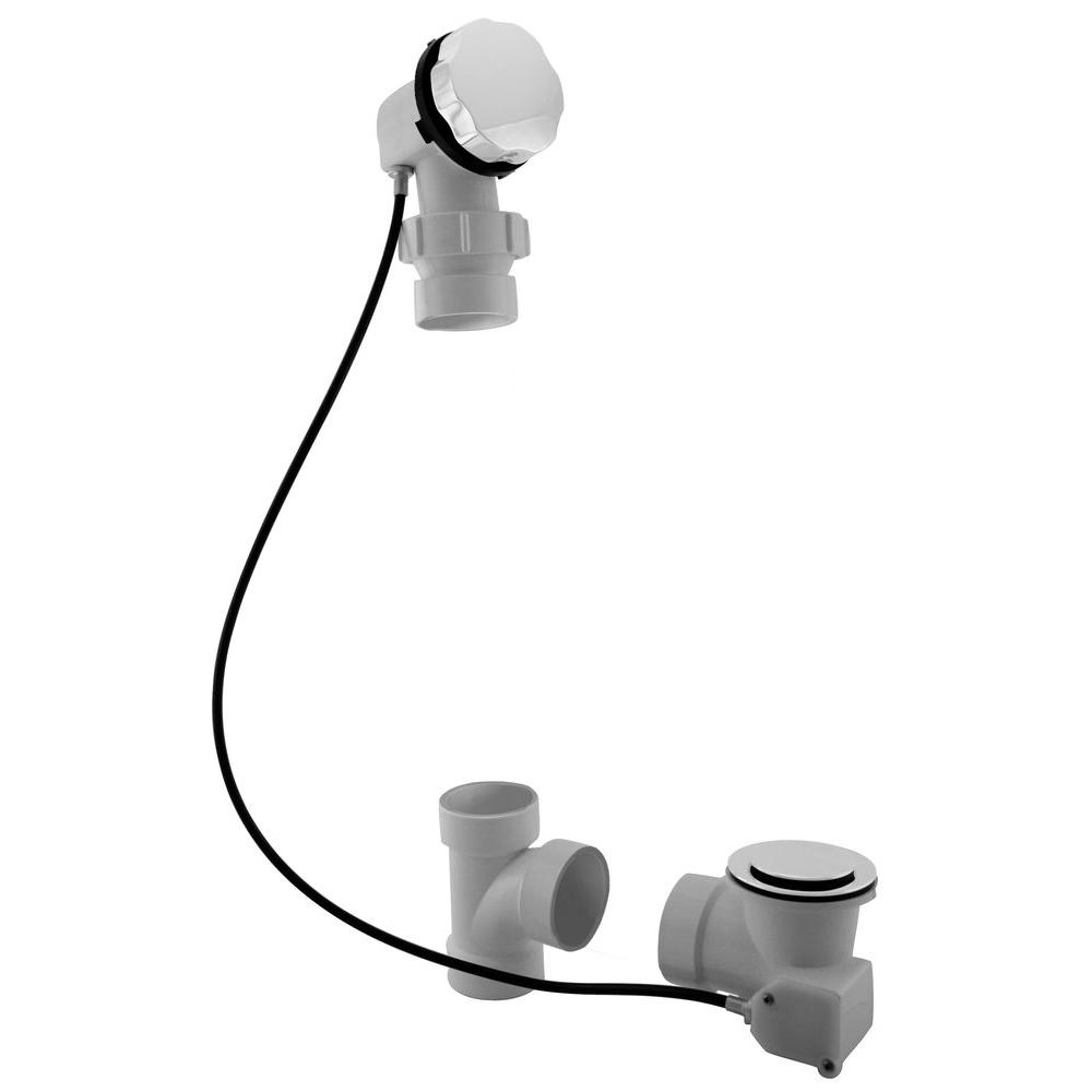 Westbrass 35 In Tubular Cable Drive Poly With Trim Powder Coat Tubular Cable Drive Poly With Trim Powder Coat White