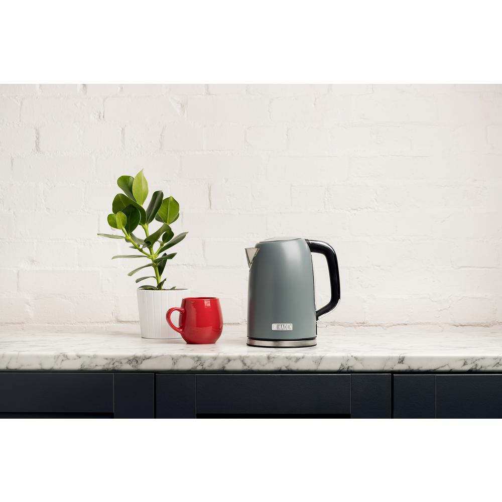 HADEN Perth 1.7 l 7Cup Grey Stainless Steel Electric Kettle with Auto