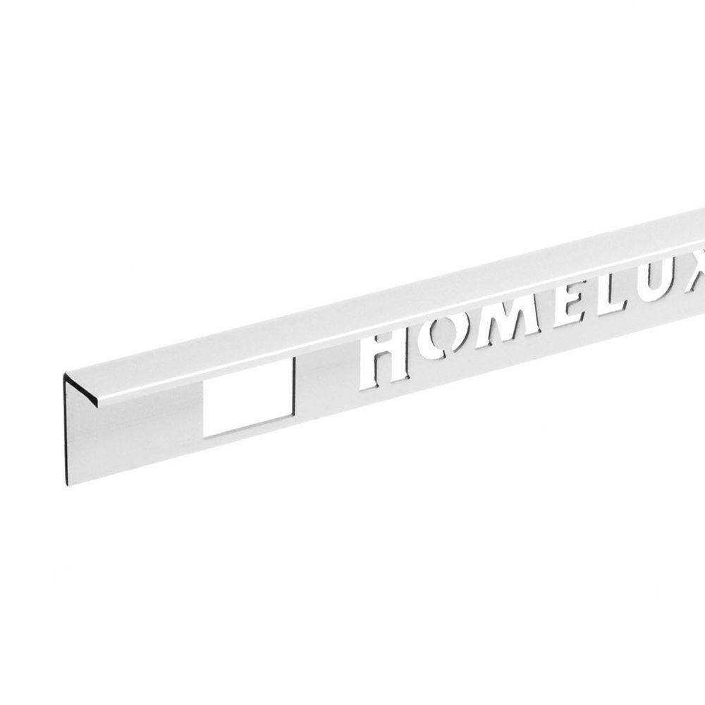 Homelux 1/4 in. x 8 ft. Aluminum Transition Trim2206508 The Home Depot