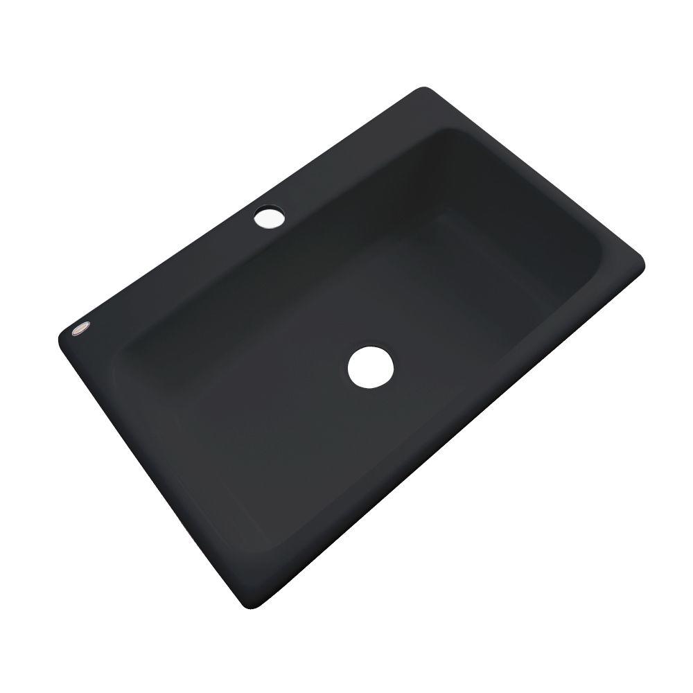 Thermocast Manhattan Drop In Acrylic 33 1 Hole Single Bowl Thermocast Manhattan Drop In Acrylic 33
