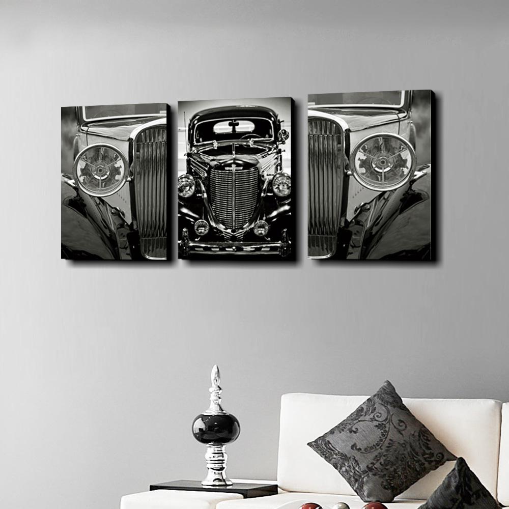 Furinno 20 in. x 42 in. "Classic Car" Printed Wall Art-F311CC35 - The