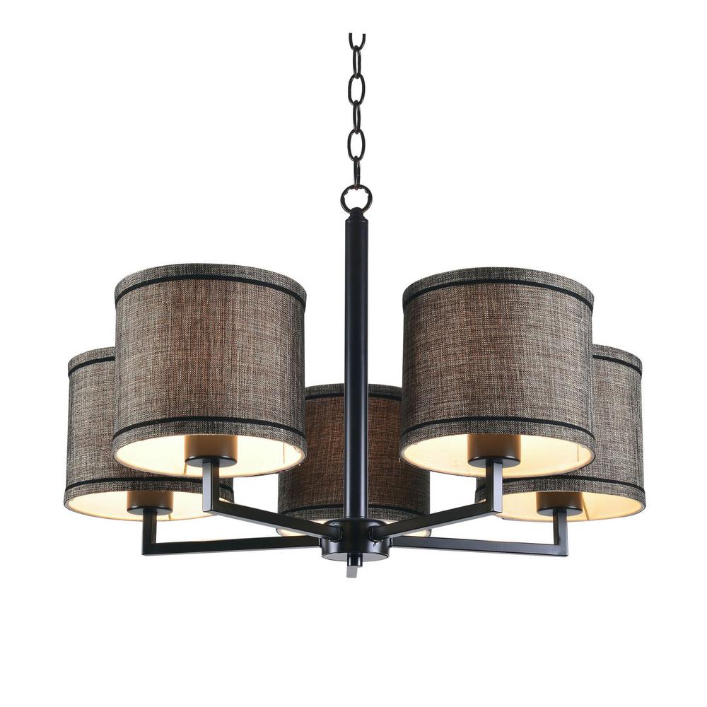 Kenroy Home Margot 5 Light Oil Rubbed Bronze Chandelier 93765orb Kenroy Home Margot 5 Light Oil Rubbed Bronze Chandelier