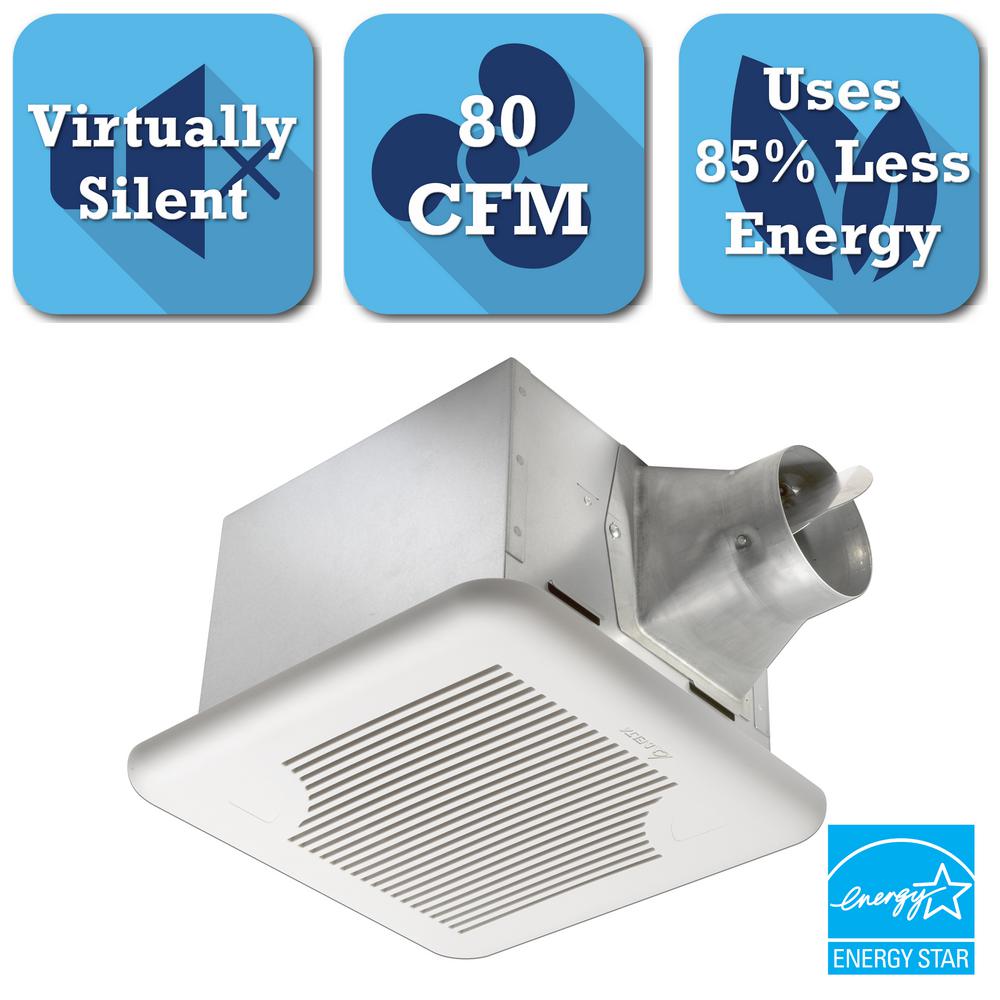 Hampton Bay 50 CFM Ceiling Bathroom Exhaust Fan711401 The Home Depot