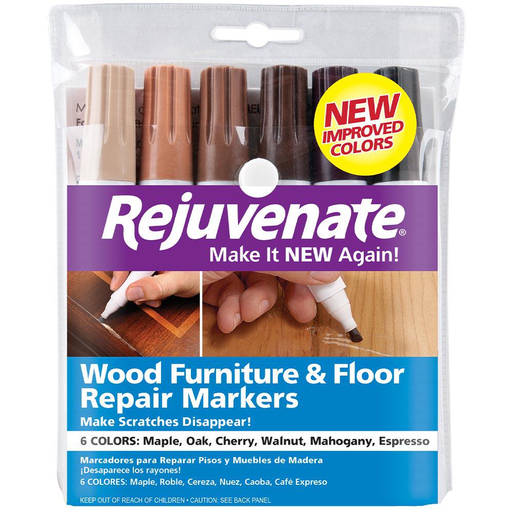 Rejuvenate Wood Furniture And Floor Repair Markers Rj6wm The Home Rejuvenate Wood Furniture And Floor Repair Markers