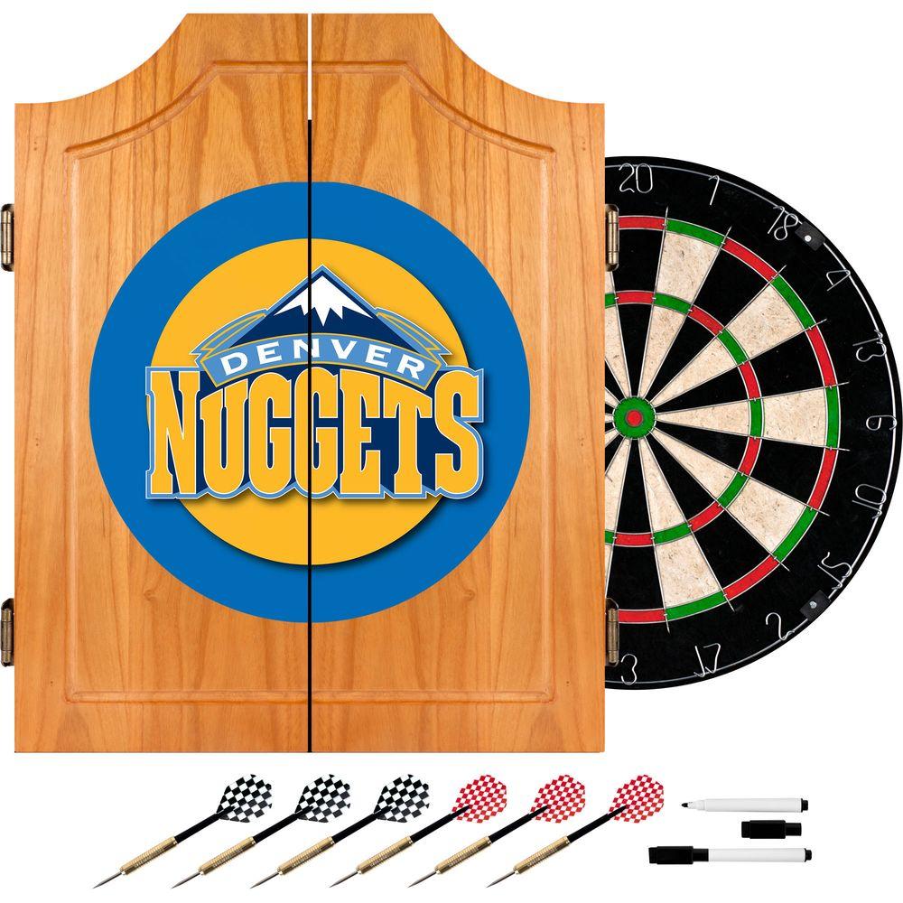 Hathaway Drifter Solid Wood Dartboard And Cabinet Set Bg1046 The