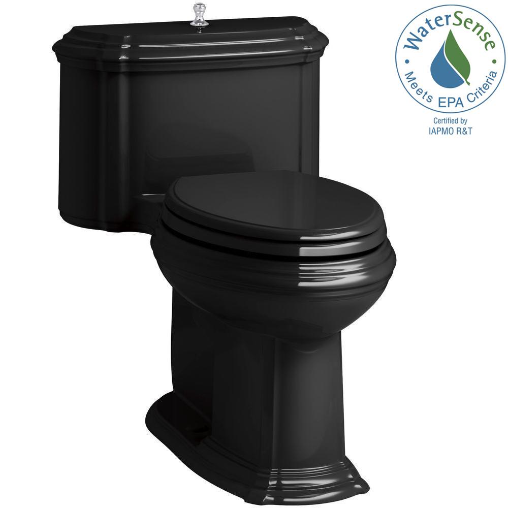 KOHLER Portrait 1-piece 1.28 GPF Single Flush Elongated Toilet with ...