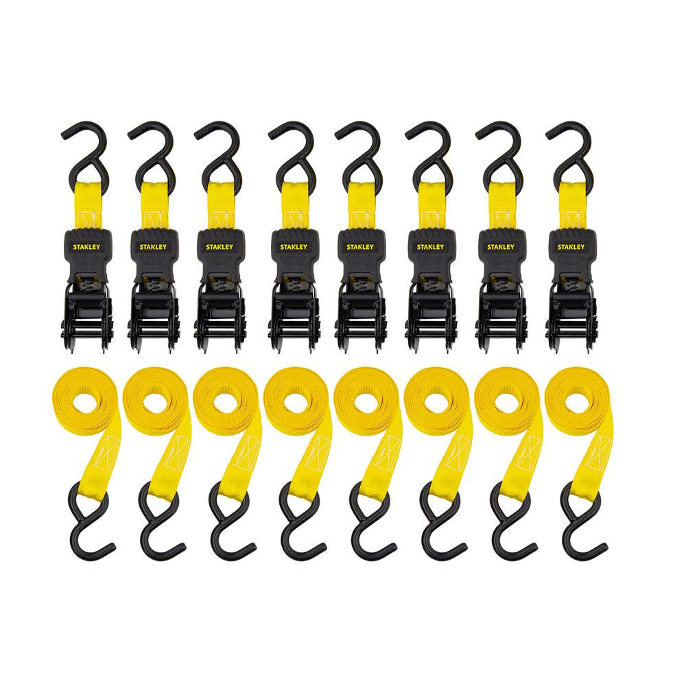 Stanley Ratchet Straps 1 in. x 10 ft. / 1500 lbs. Strength