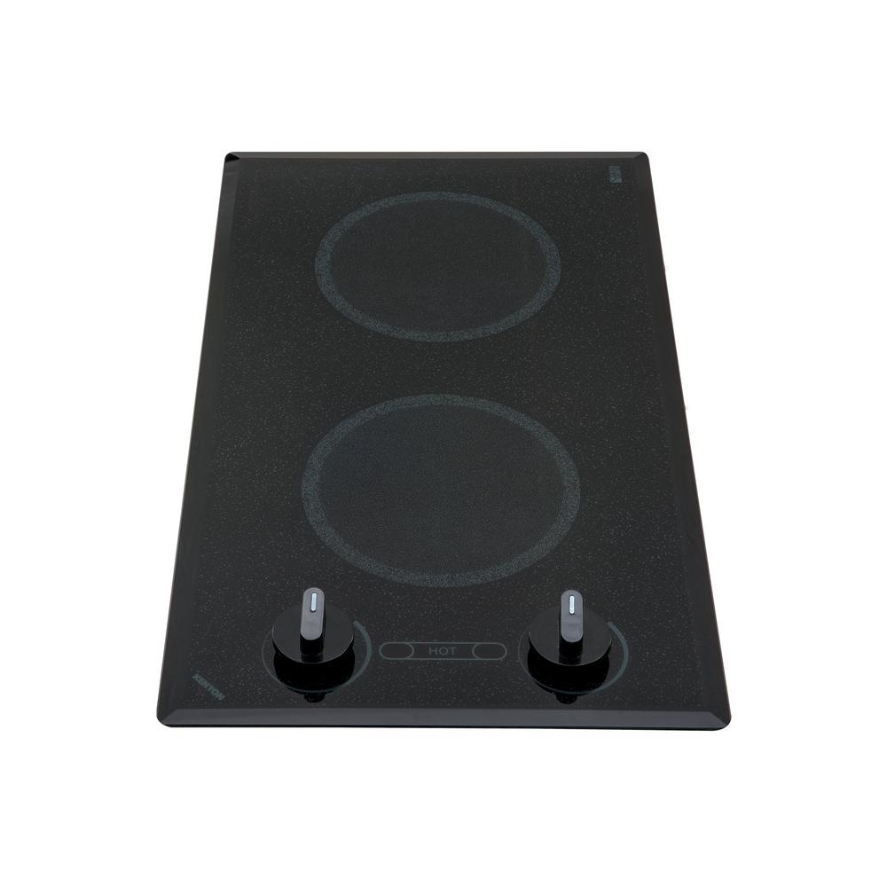 Kenyon Mediterranean 12 in. Radiant Electric Cooktop in Speckled Black