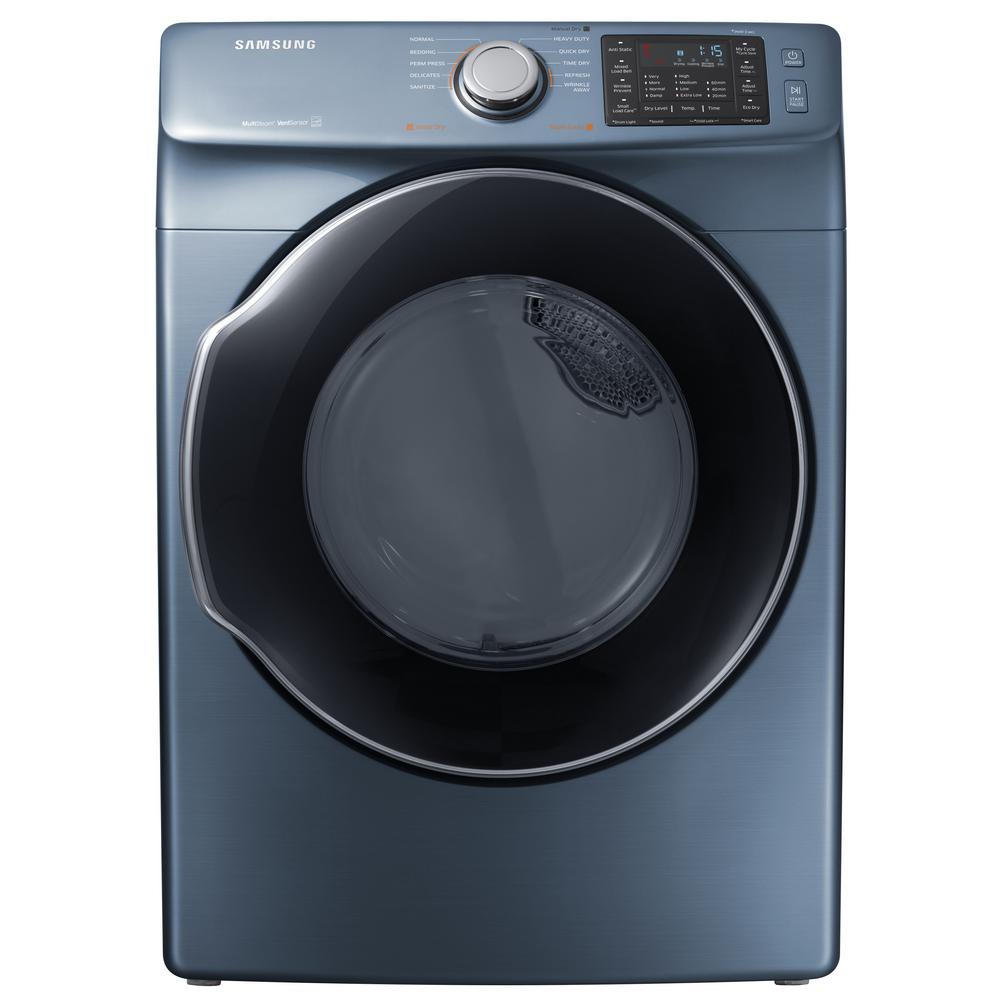 Blue Dryers Washers The Home Depot Electric Dryer With Steam In Azure Energy Star