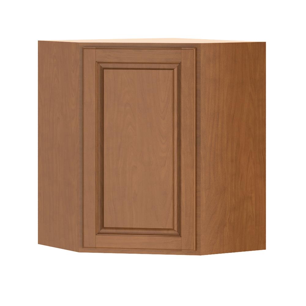 Hampton Bay Madison Assembled 24x30x24 In Corner Wall Cabinet In