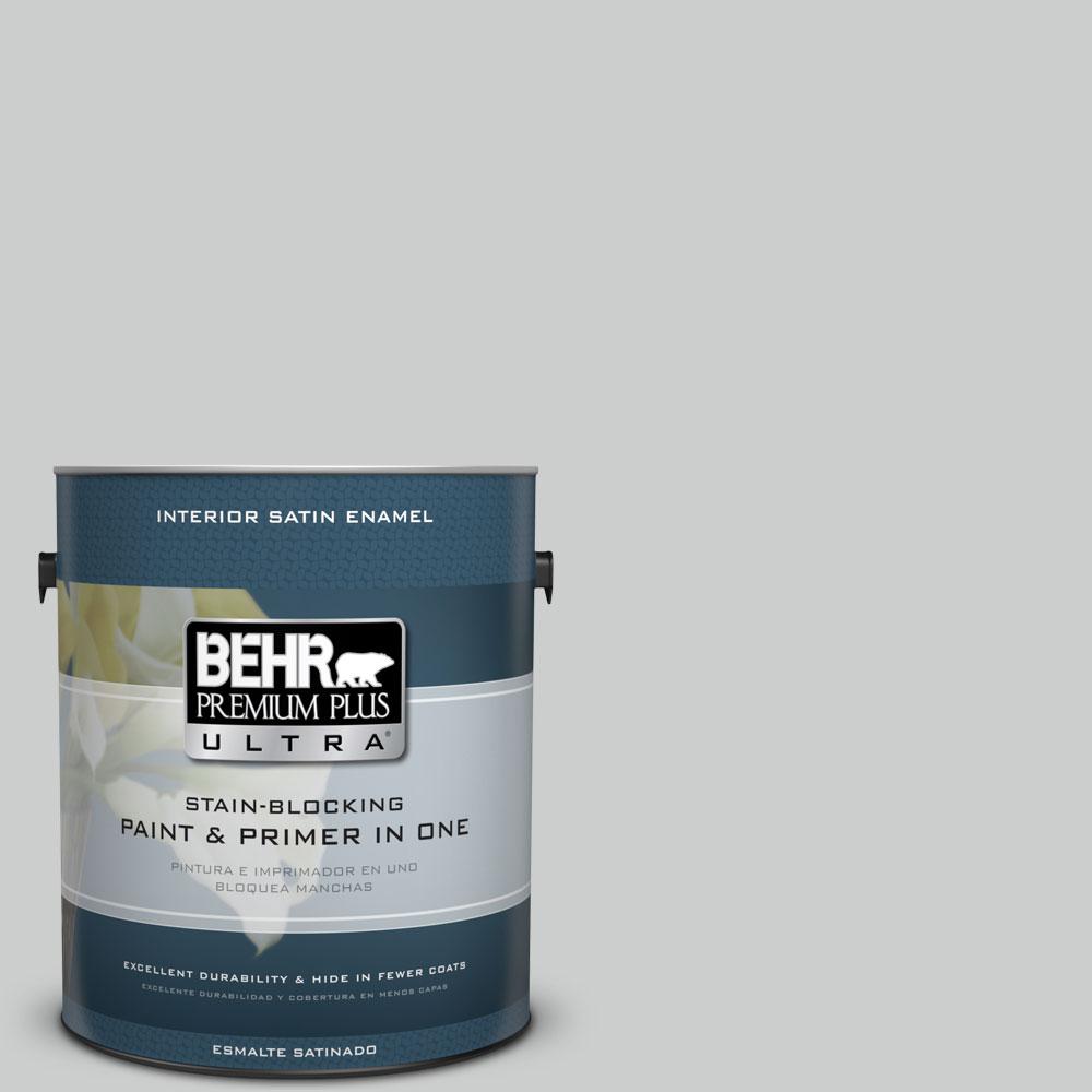 Behr Premium Plus Ultra 1 Gal N460 2 Planetary Silver Satin Enamel Behr Premium Plus Ultra 1 Gal N460 2 Planetary Silver Satin Enamel