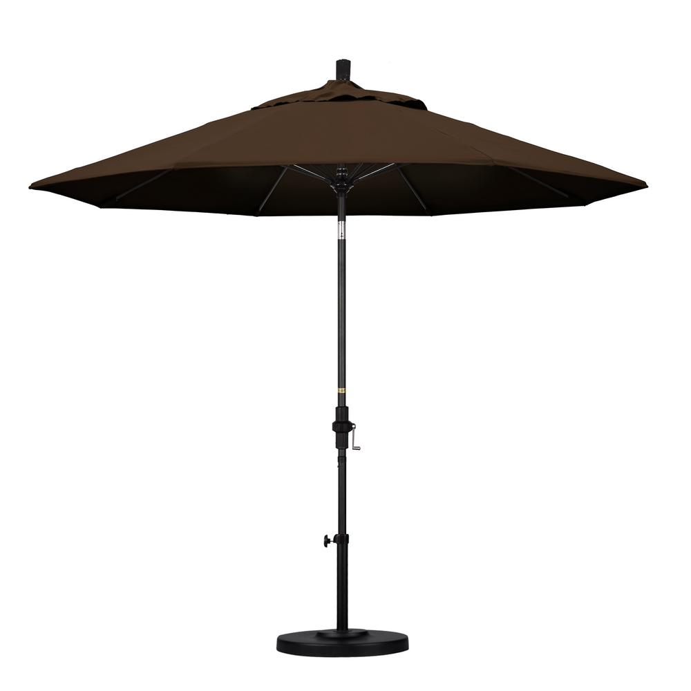 California Umbrella 9 ft. Fiberglass Collar Tilt Patio Umbrella in