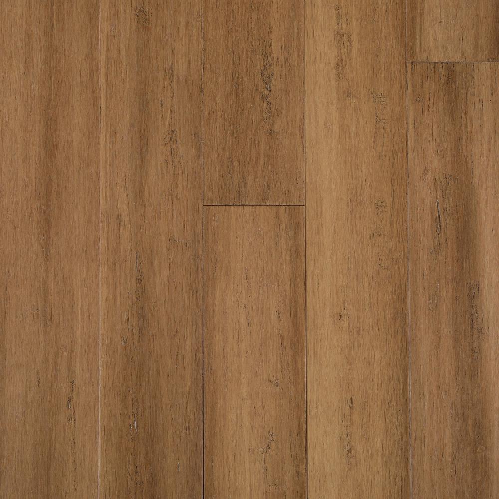 Home Decorators Collection Hand Scraped Strand Woven Almond 3 8 In T X 5 1 8 In W X 72 7 8 In L Eng Click Bamboo Flooring 25 88 Sq Ft Case Yy5001 The Home Depot