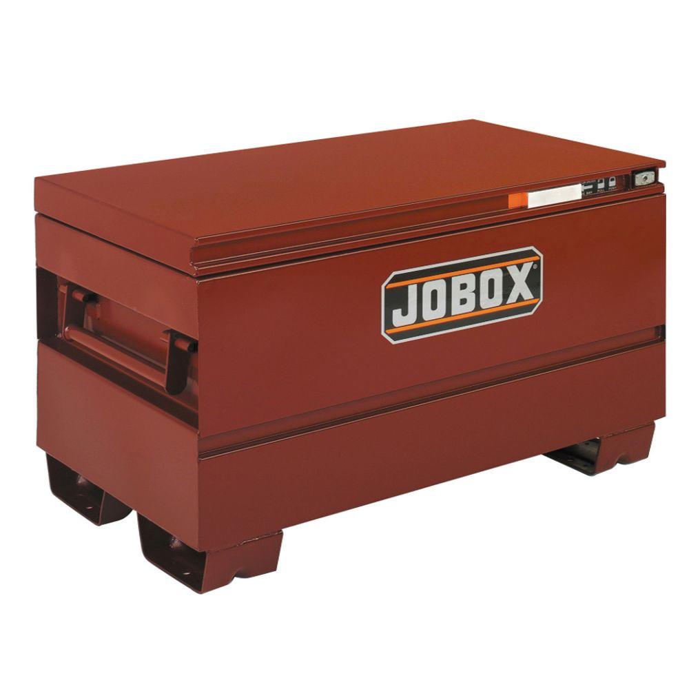 Jobox 48 In Long Heavy Duty Steel Chest With Site Vault Security