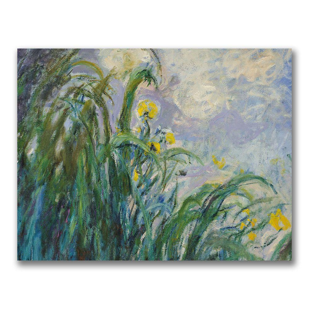 Claude Monet French Impressionist Yellow Irises ART