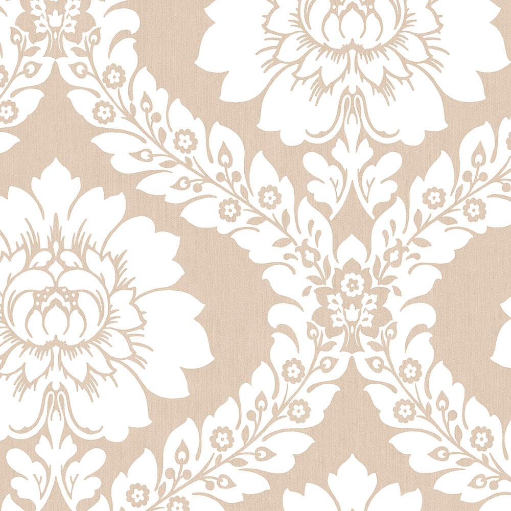 Norwall Daisy Damask WallpaperSH34517 The Home Depot