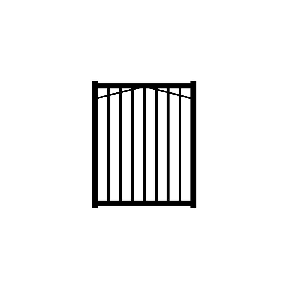 Black - Metal Fence Gates - Metal Fencing - The Home Depot