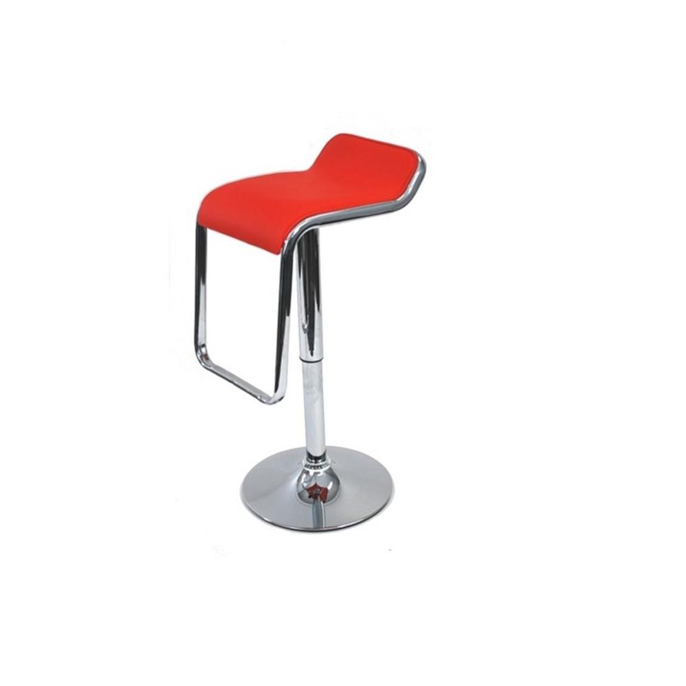 Carolina Cottage Tractor Seat Adjustable Height Red Bar Stool 3200RED