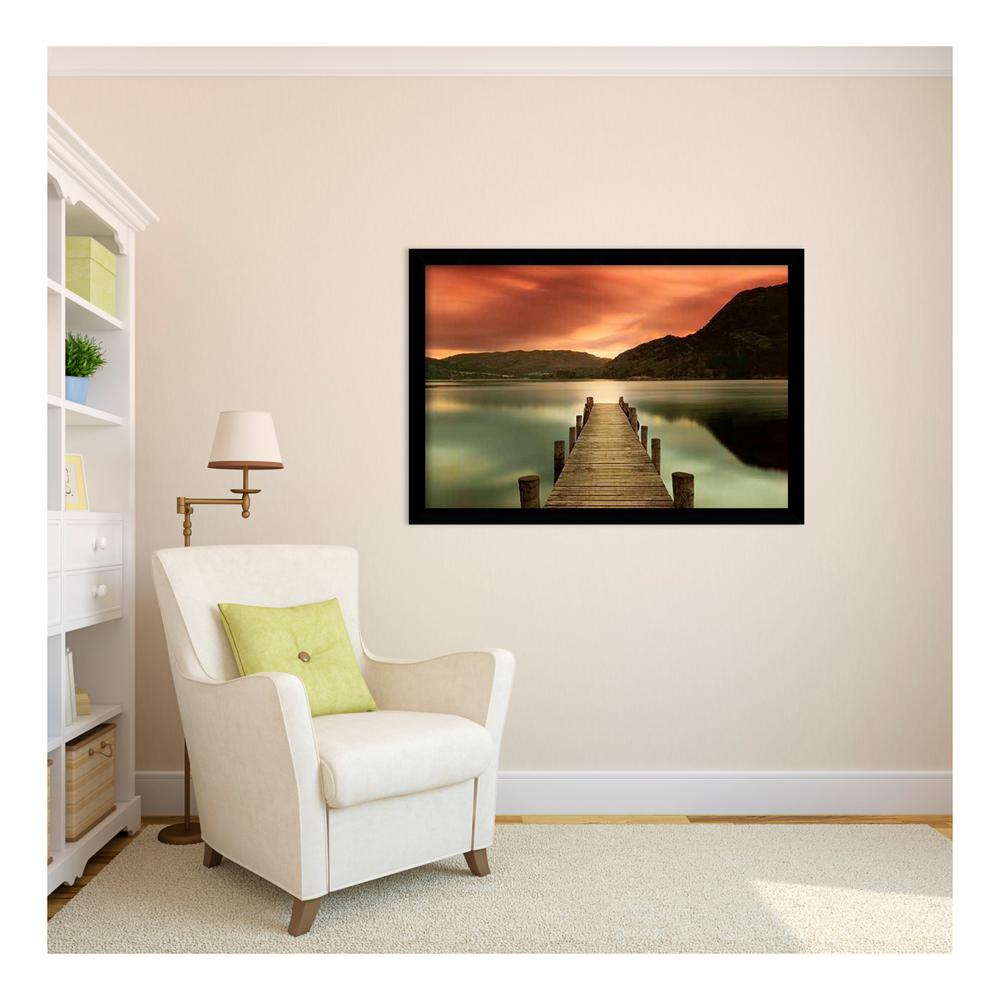 Amanti Art 42 38 In W X 29 63 In H Ullswater Glenridding Cumbria By Mel Allen Framed Art Print Dsw986617 The Home Depot