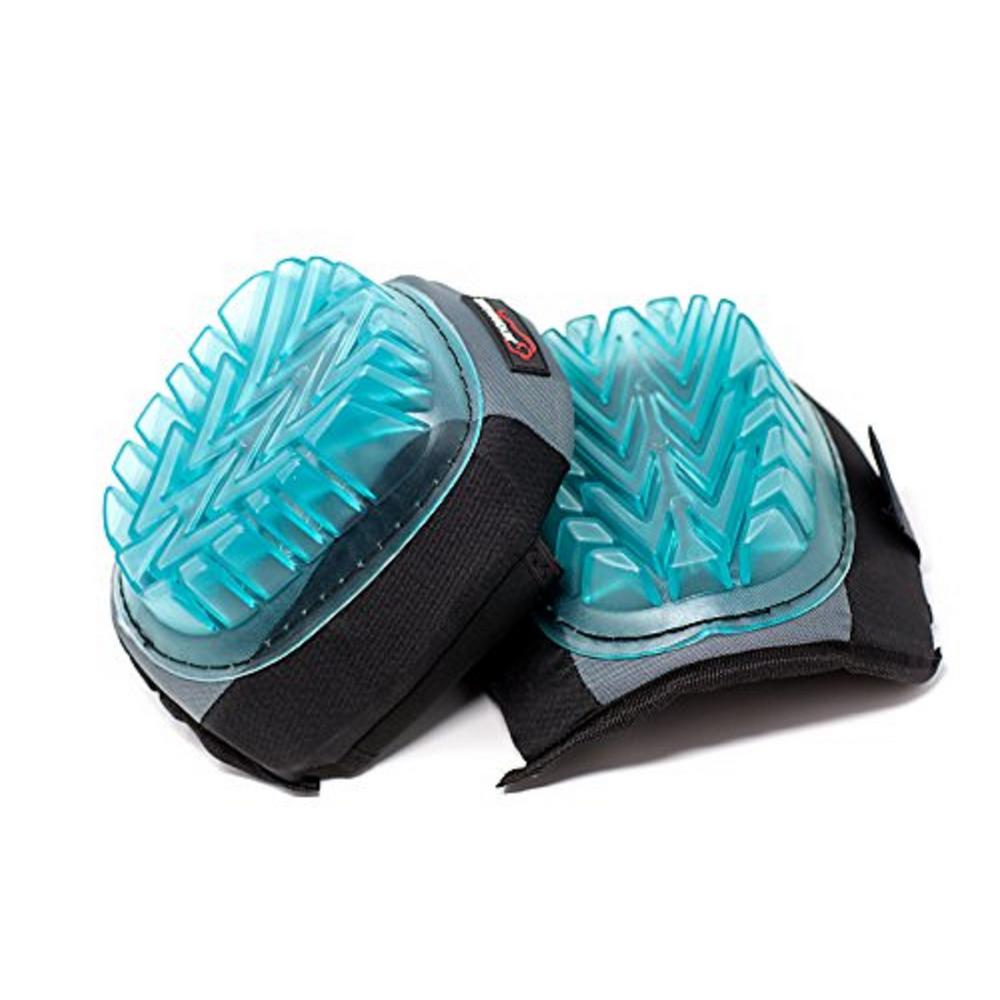 Safe Handler Professional Knee Pads With Superior Gel Cushion Comfortable Heavy Duty Clear Gel Blue