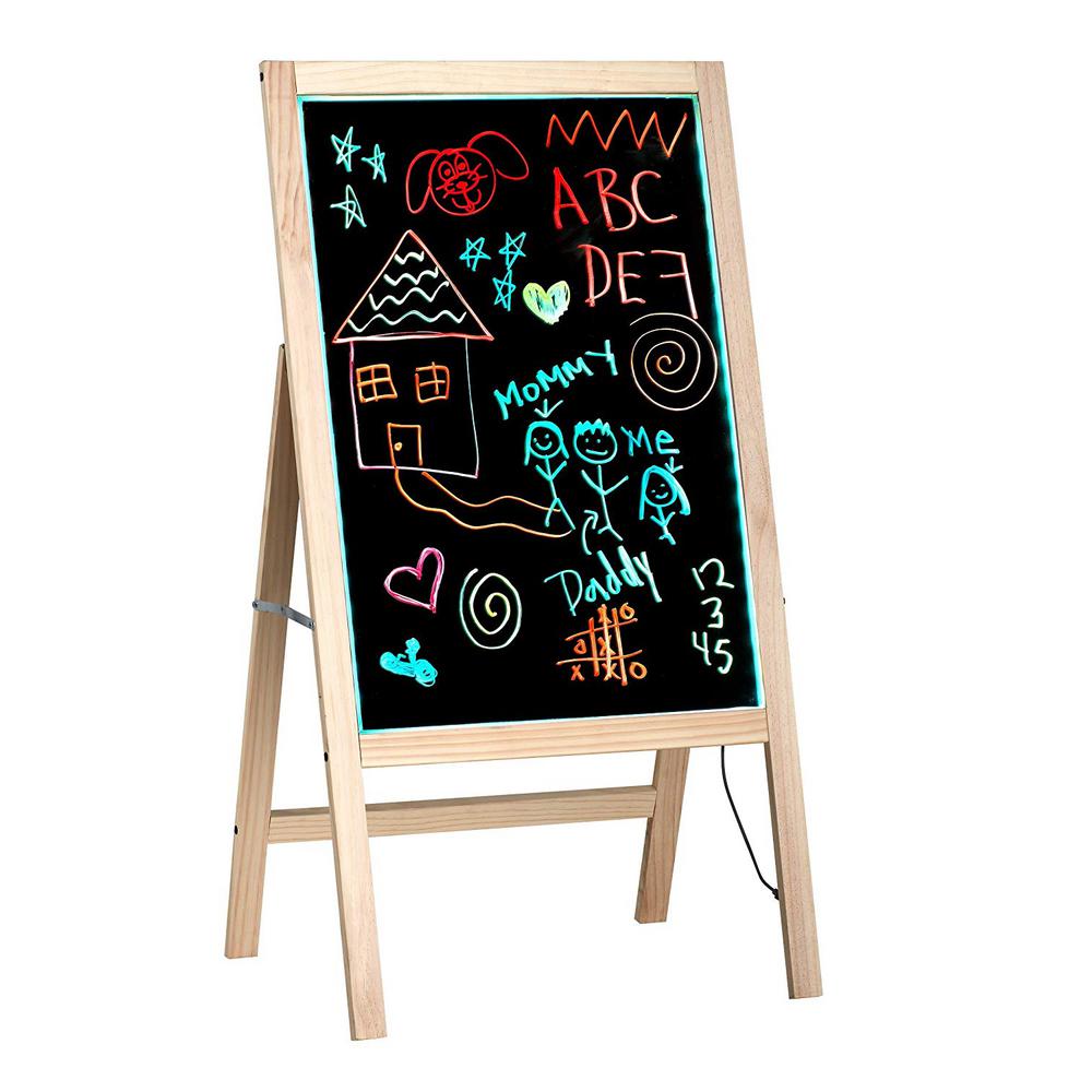 Alpine Industries 16 in. x 45 in. AStand LED Illuminated Wooden