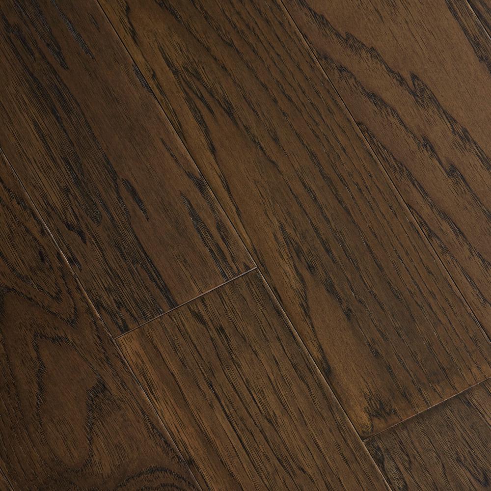 Home Legend Wire Brushed Ashor Hickory 3/8 in. T x 5 in. W x Varying Length Click Lock Eng Hardwood Flooring (19.686 sq. ft. / case), Dark