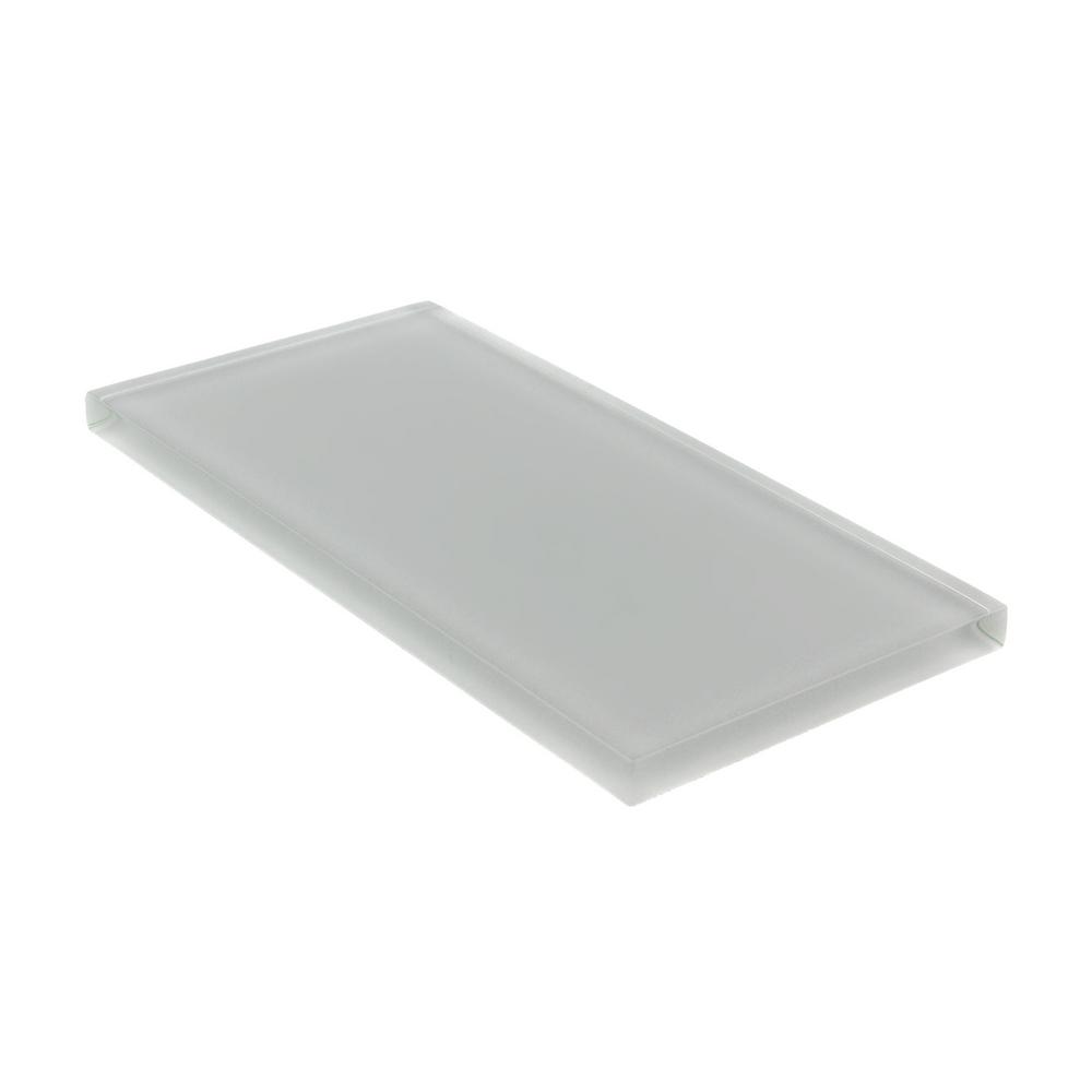 Glas Subway Tile von giorbello grau