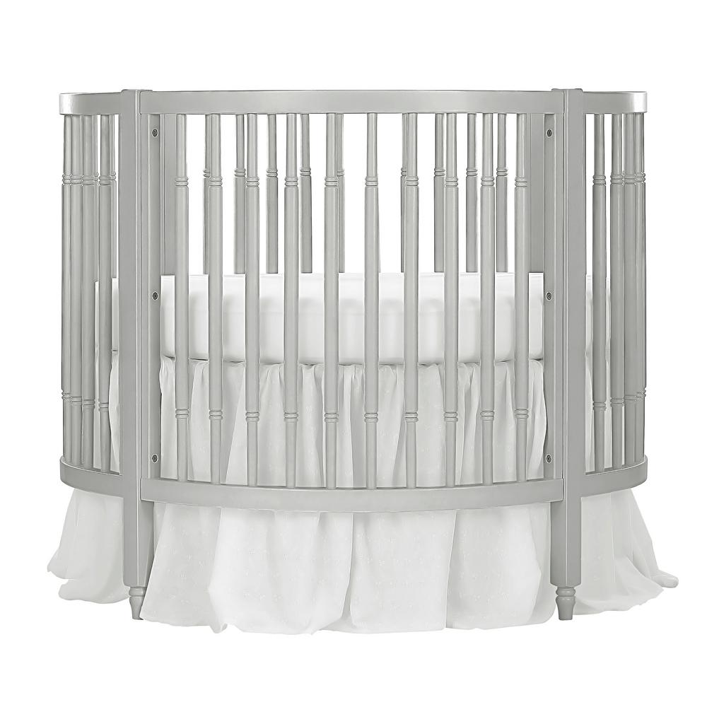 Dream On Me Sophia Posh Silver Pearl Circular Crib 669 Sgp The