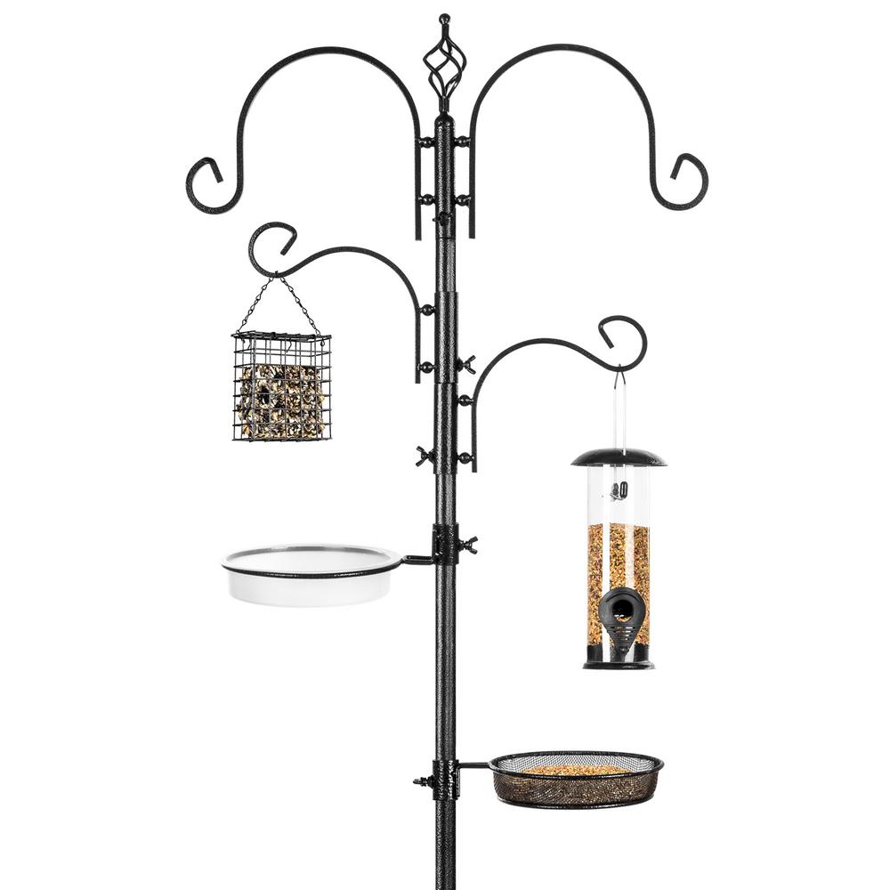 Best Choice Products Steel Suet/Block MultiBird Feeder StationSKY5648