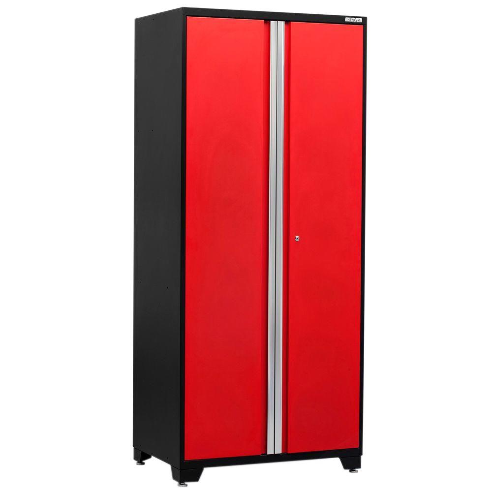 Red Garage Cabinets Storage Systems The Home Pro 3 Series 85 In H X 36 W 24