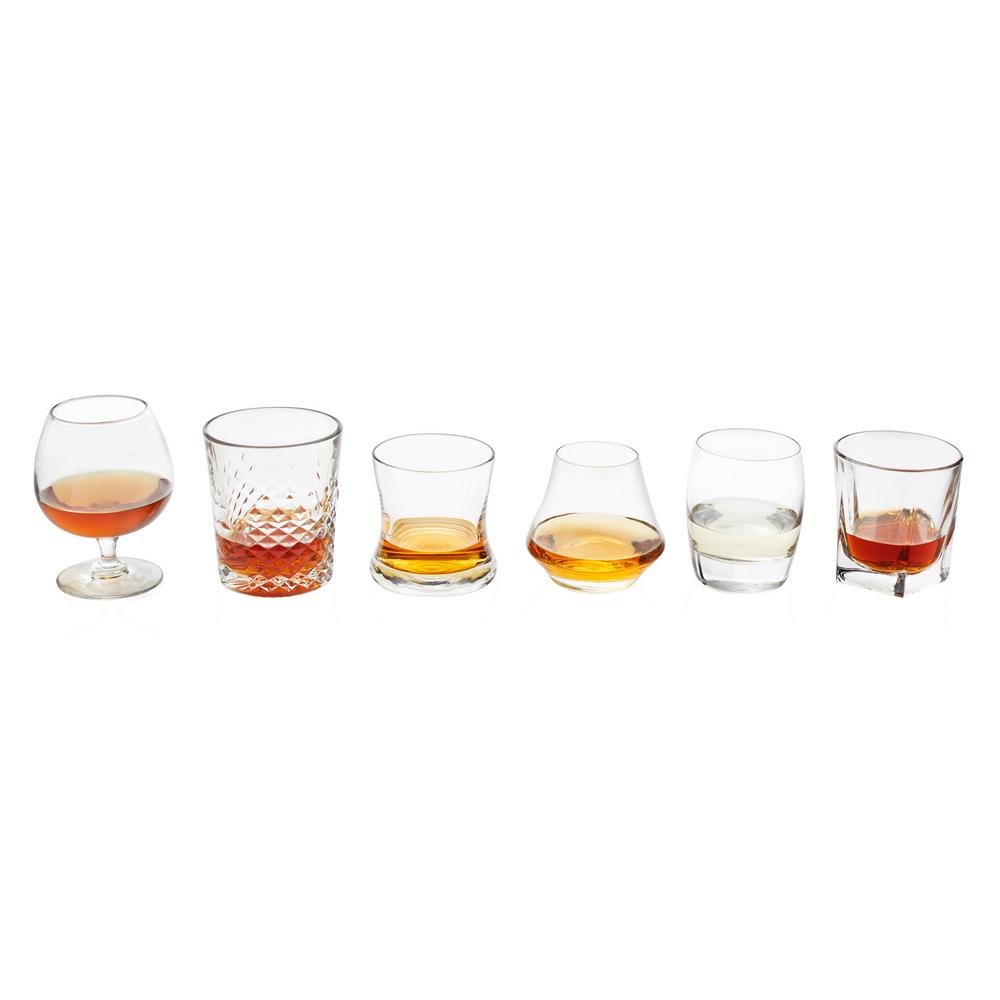 Libbey Geo 16Piece Clear Glass Drinkware Set31632 The Home Depot