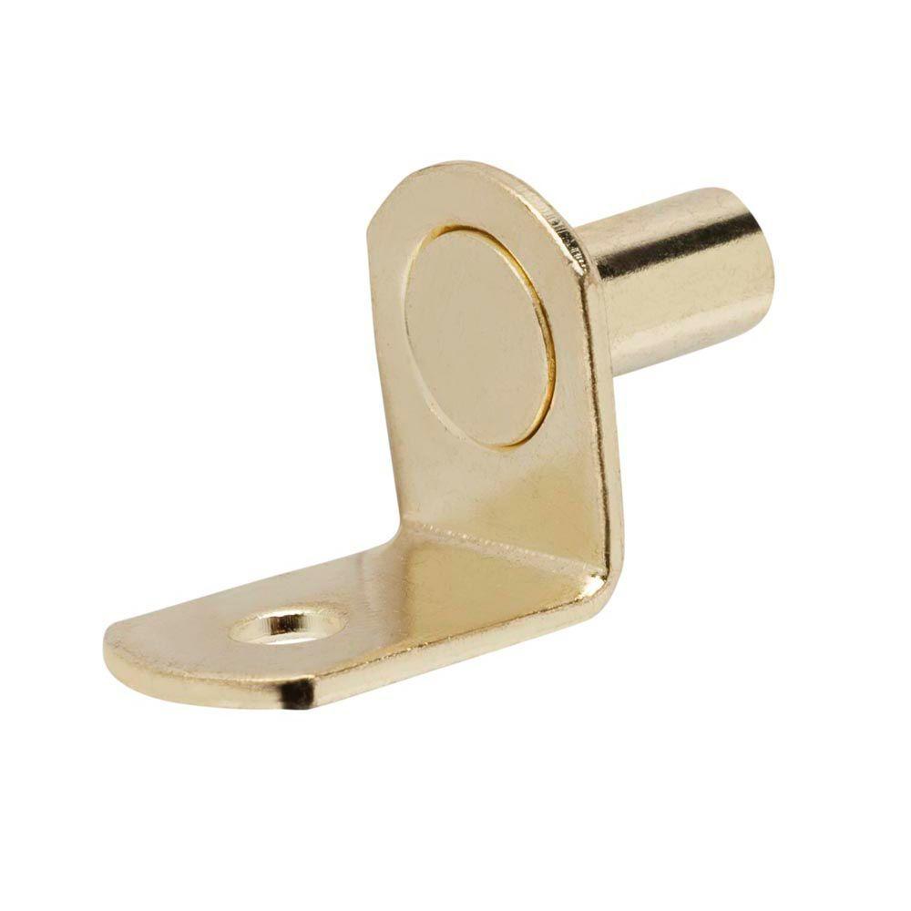 Everbilt 5 mm Brass Plated Angled Shelf Support (8Pack)802894 The