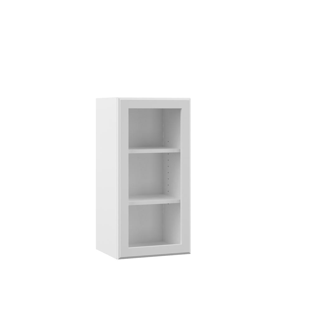 Plywell Ready To Emble 12x36x12 In Shaker Wall End Open Shelf Wall Open Shelf Kitchen Cabinet In White