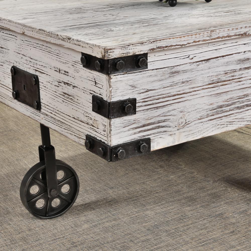 Firstime Co Somerset Factory Cart Coffee Table 70113 Firstime Co Somerset Factory Cart Coffee Table 70113